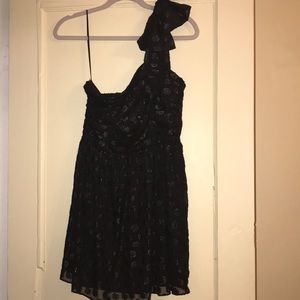 One shoulder cocktail dress